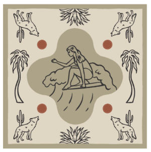 Surfing Through Sands Bandana by Bandits Bandanas
