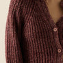Confetti Button-Front Cardigan Sweater