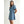 Stylish Denim Dress with Embroidery Cherries
