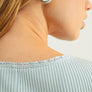 Button Front Ribbed Top