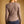 Half Snap Button Waffle Fabric Long Sleeve Top
