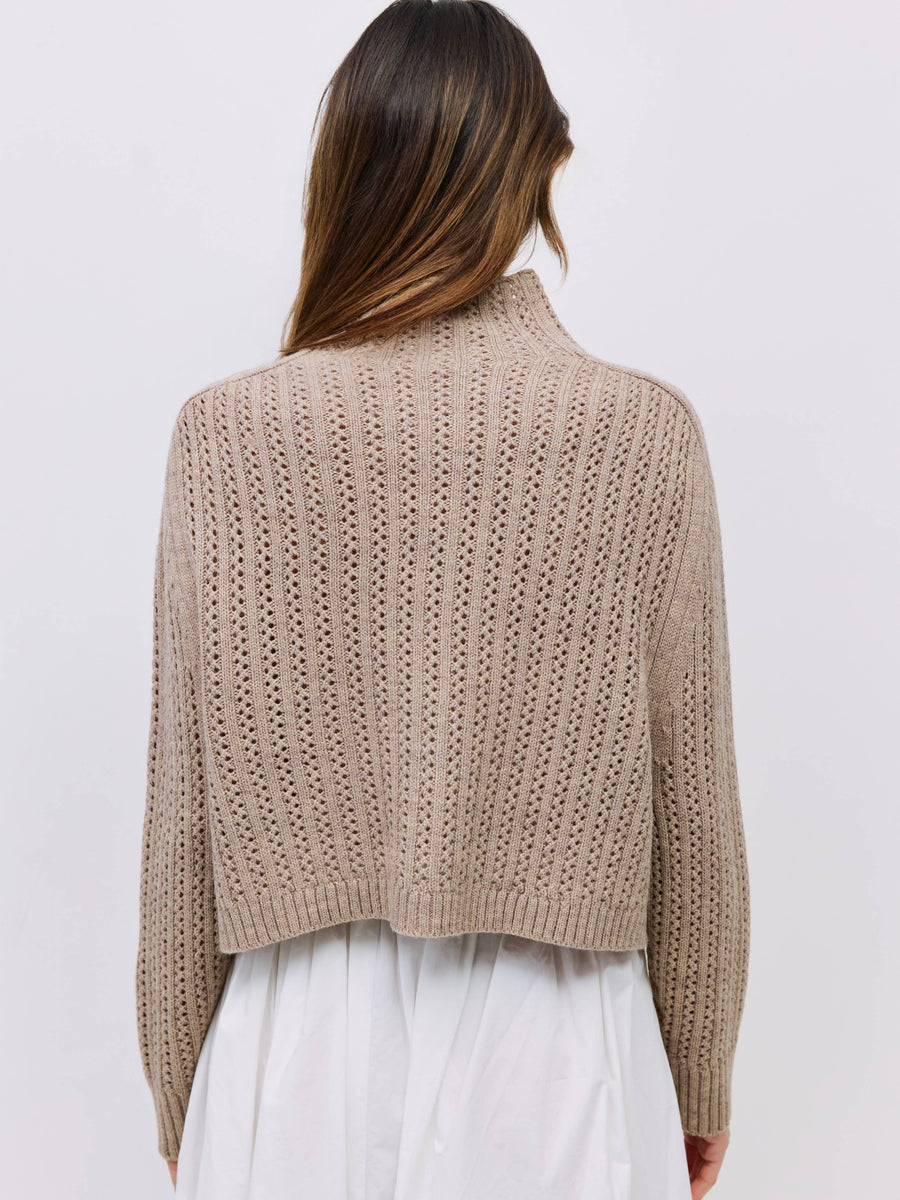 The Bynn Sweater | Chunky Turtleneck Sweater by All Row