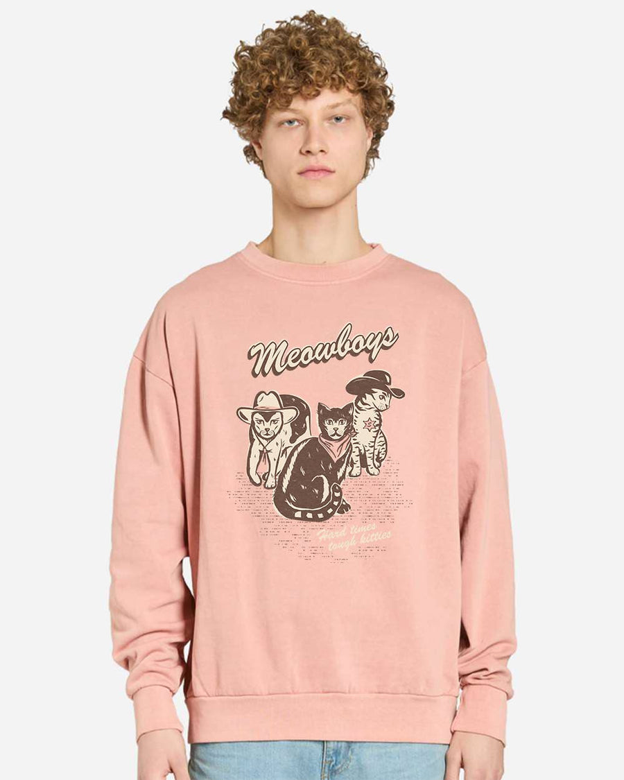 Meowboys Pullover Sweatshirt by Shop Good