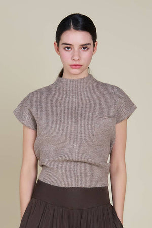 Knit Top in Griege