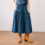 Denim Eyelet Colette Skirt by Sunshine Tienda