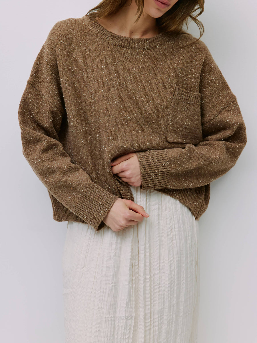 The Beck Sweater | Confetti Sweater by All Row