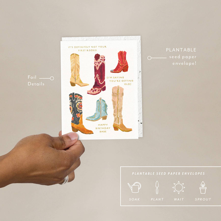 Not Your 1st Rodeo Birthday Card