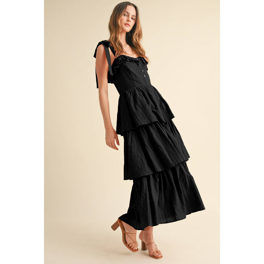 Tiered Ruffle Maxi Dress