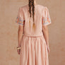 Cross-Stitch Embroidered Top