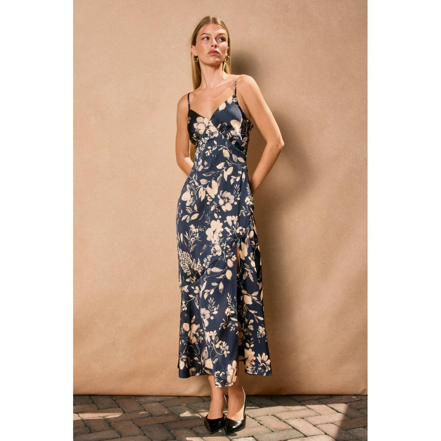 Finesse Tie Back Midi Dress