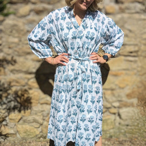 Tashi Oversized Blockprinted Dress by LNH Edit