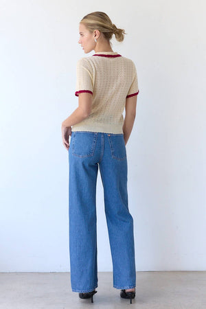 All Over Pointelle Cardigan
