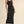 Colorblock Detail Knitted Dress in Black