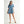 Stylish Denim Dress with Embroidery Cherries