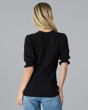 Sorority Sweater in Black Beauty by Downeast