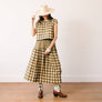 Painted Gingham Colette Skirt by Sunshine Tienda