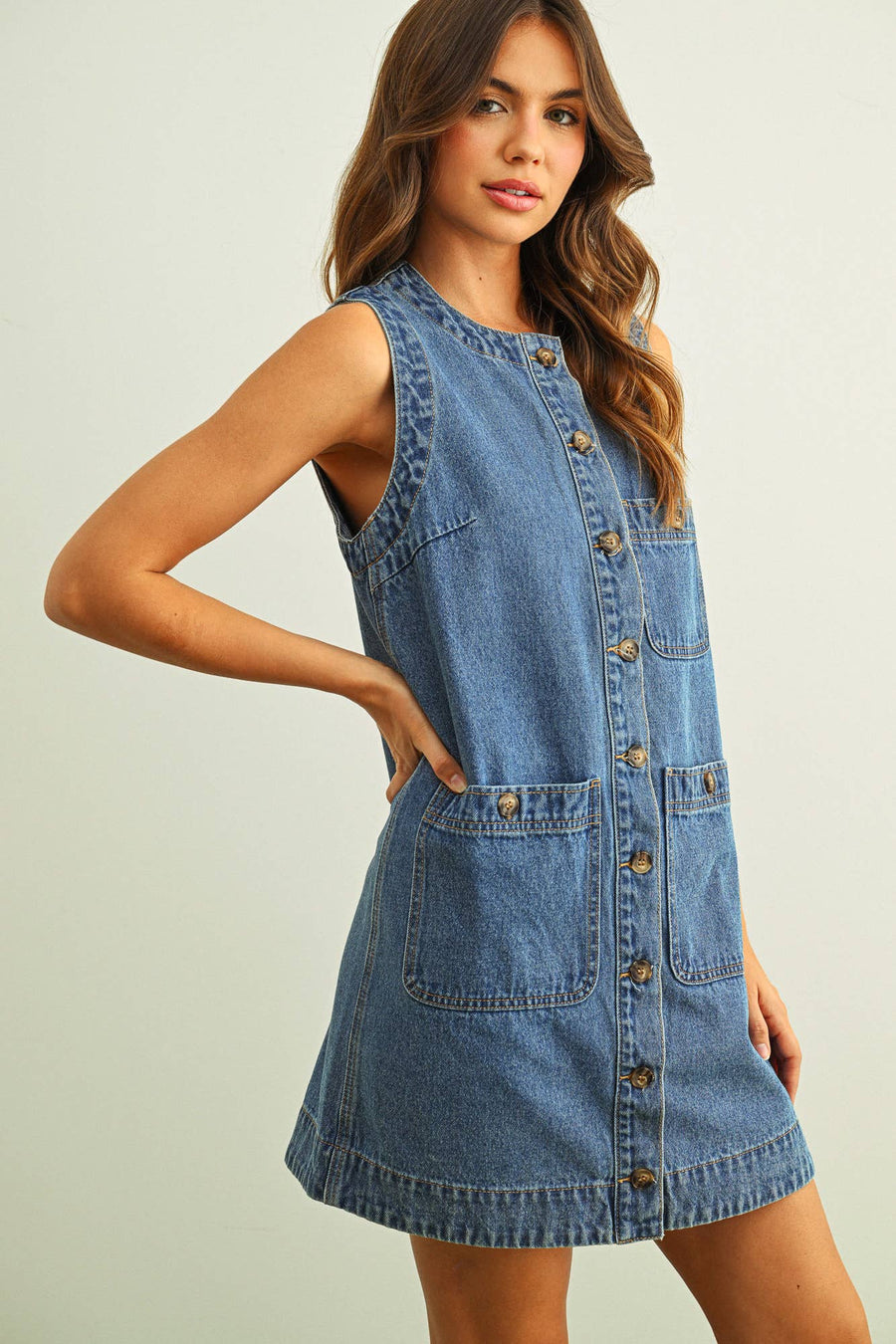 authentic denim dress Z-Supply-Authentic Denim Dress