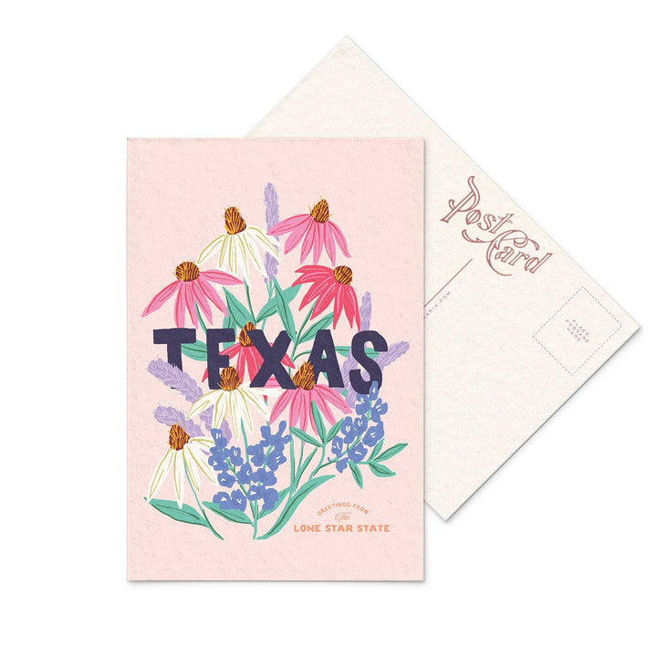 Texas State Wildflower Postcard