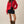 Ribbed Knit and Denim Button-Front Collared Cardigan