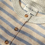 Striped Pattern Button Front Cardigan