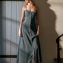 Button Front Tencel Maxi Dress