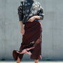 Fuzzy Nordic Floral Diamond Knit Cardigan