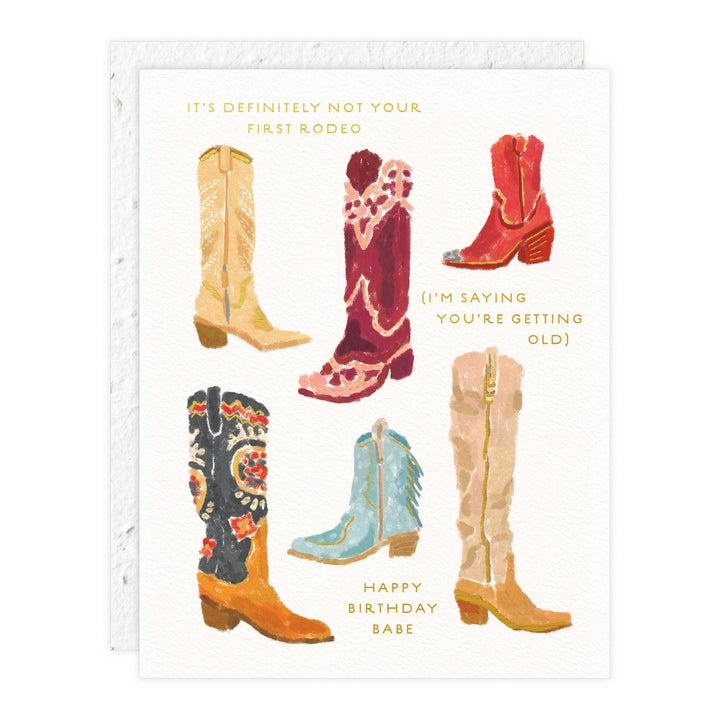 Not Your 1st Rodeo Birthday Card