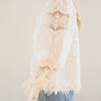 Embroidered Eyelet Lace Square Neck Blouse