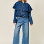 Cape Denim Jacket by Aaron & Amber