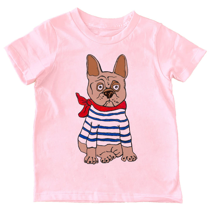 Frenchie Kids Pink Cotton Tee