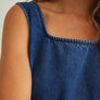 Soft Denim Sleeveless Top