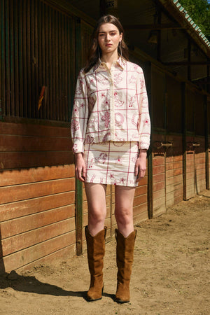 Western Flair Mini Skirt