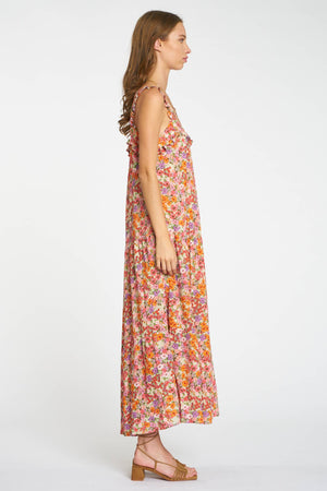 Robin Dress in Peach Floral by dRA