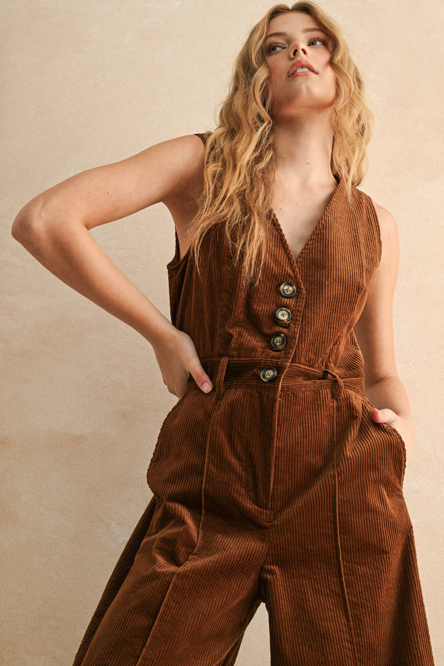 Corduroy Jumpsuit