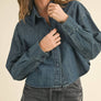 Buttondown Short Body Denim Shirt