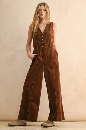 CLANE 　CORDUROY JUMPSUIT Corduroy Jumpsuit – Townsend Provisions
