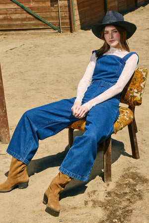 Denim Wide Fit Jumpsuit