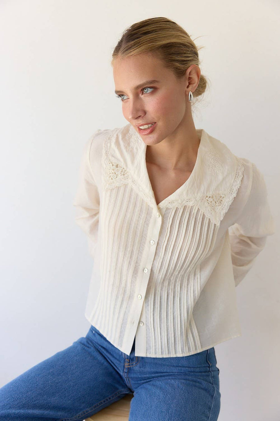 Sailor Pintuck Blouse