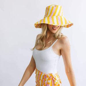 Sunkissed Stripe Bucket Hat by Sunshine Tienda