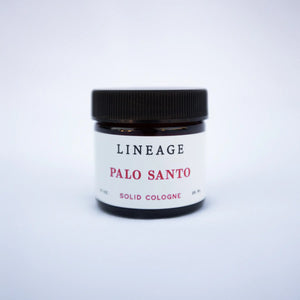 Palo Santo Solid Cologne by Lineage
