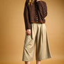 Striped Button Front Sweater Cardigan