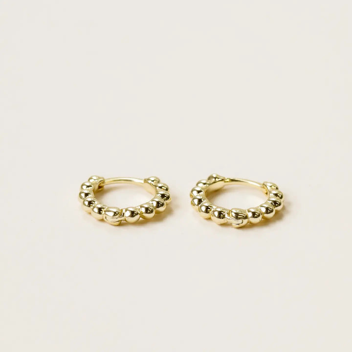 Small Ball Hoop Earring by JaxKelly