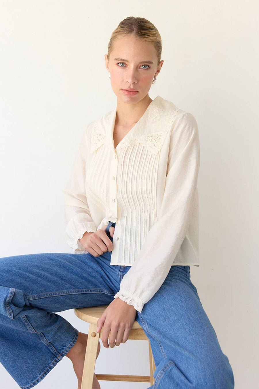Sailor Pintuck Blouse