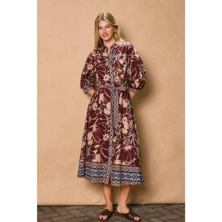 Serene Hills Longline Shirt Dress
