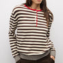 The Virginia Sweater | Henley Color Pop Cardigan by Mod Ref