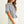 Stripe Button Front Shirt with Pleated Waist Detail