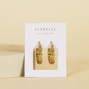 Textured Hoop Earrings