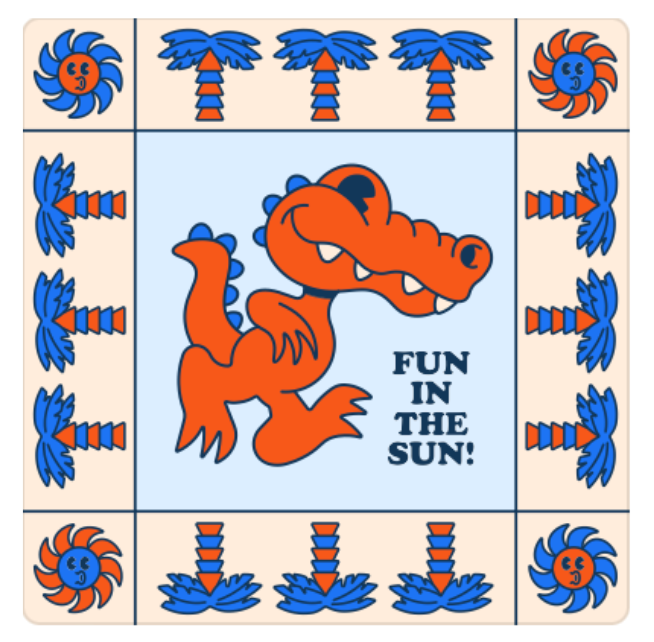 Fun In The Sun Bandana by Bandits Bandanas