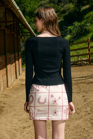 Western Flair Mini Skirt