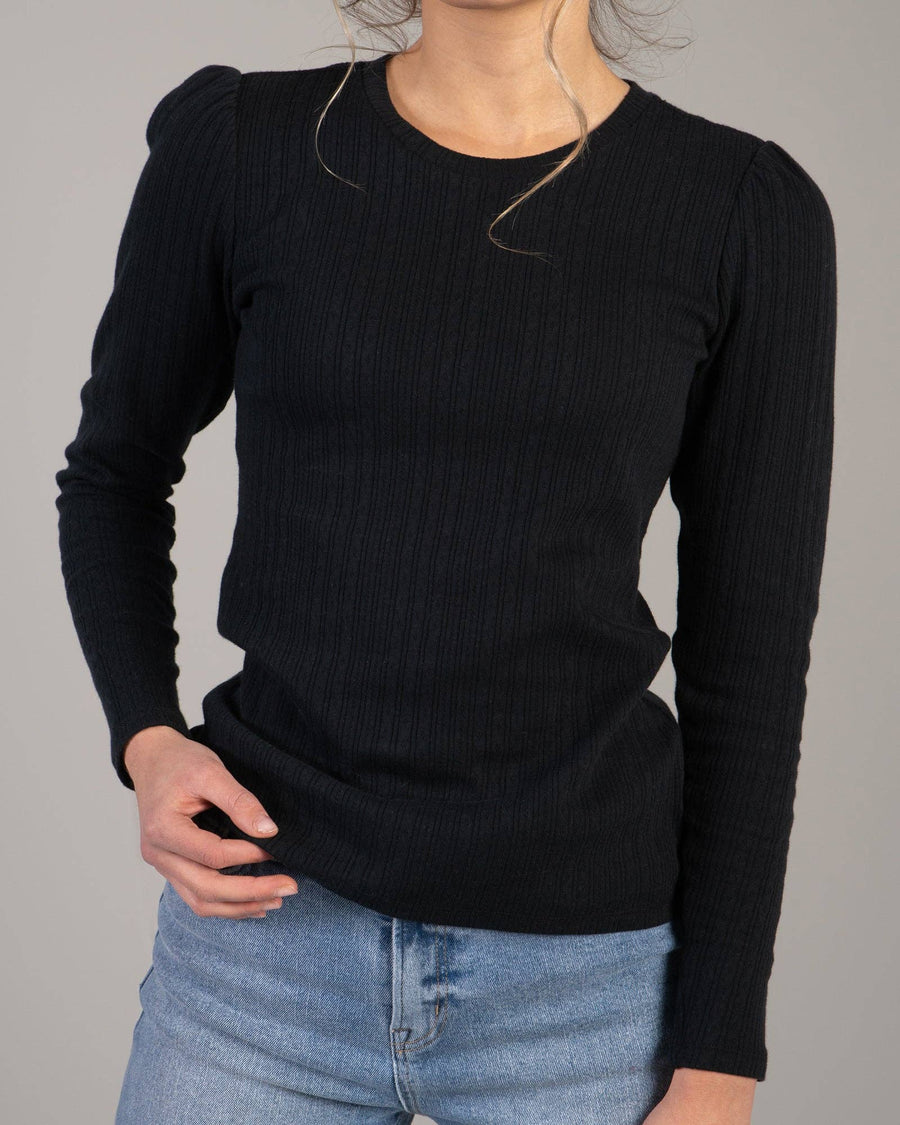 Prima Tee in Black Beauty by Downeast